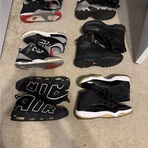 Size 10.5/11 Nike and Jordan lot